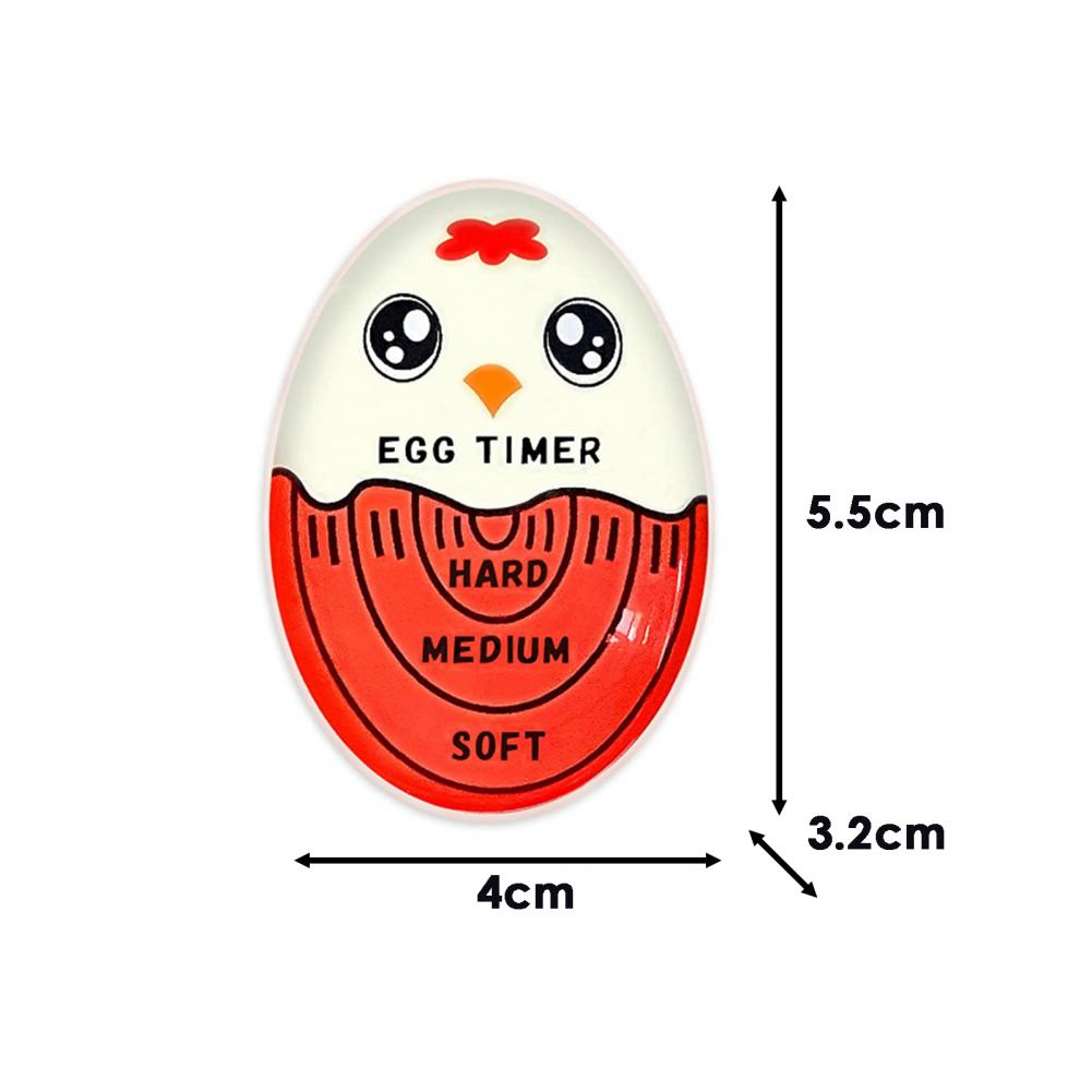 Essential Boiled Egg Timer Eco-Friendly Egg Kitchen Timer No BPA Boiling Eggs Soft Boiled Egg Color Changing Indicator
