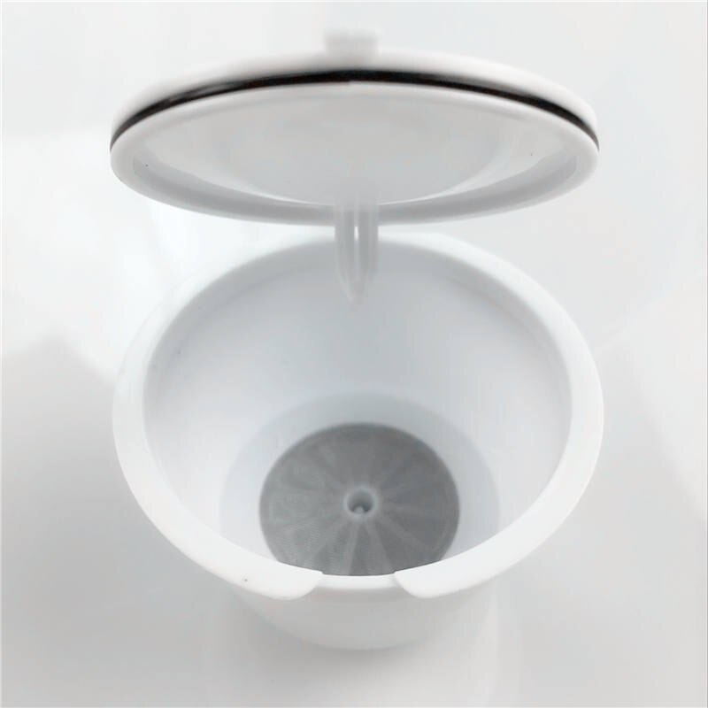 1pc use 50 times 10 Colors Refillable Dolce Gusto coffee Capsule nescafe dolce gusto reusable capsule dolce gusto capsules: White