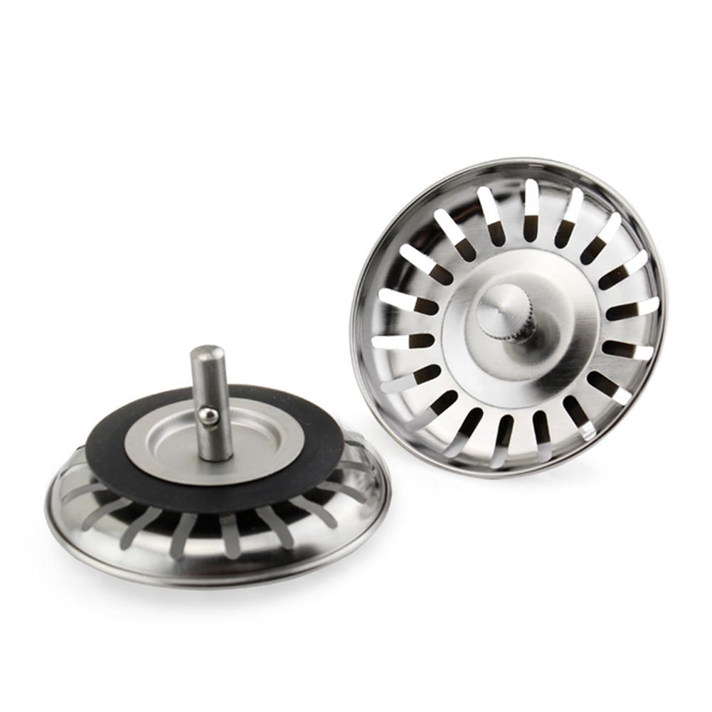 Sink Strainer Plug Kitchen Sink Waste Strainer Plug Stainless Steel Strainer Plug For Kitchen/Bathroom For UK Sinks