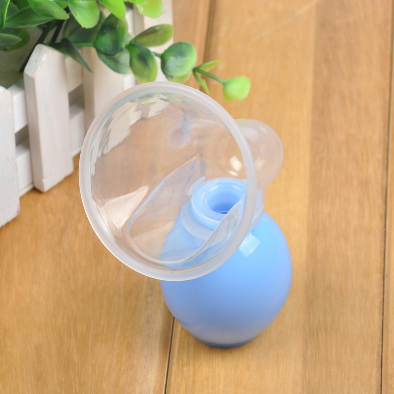 Portable Baby Feeding Mother Manual Breast Pumps Material Nipple Function Silicone Breast Pump With Bottle