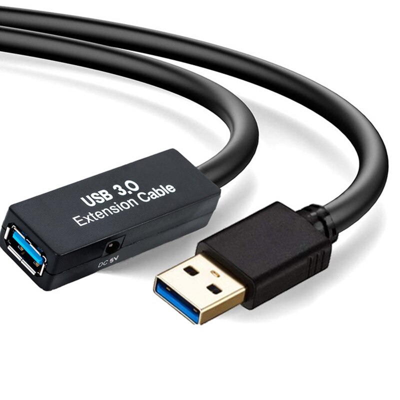 USB 3.1 Type C Extension Cable - 5 Meter - Signal Booster - Copper Wire - for Computer, Mobile Storage, Camera, TV