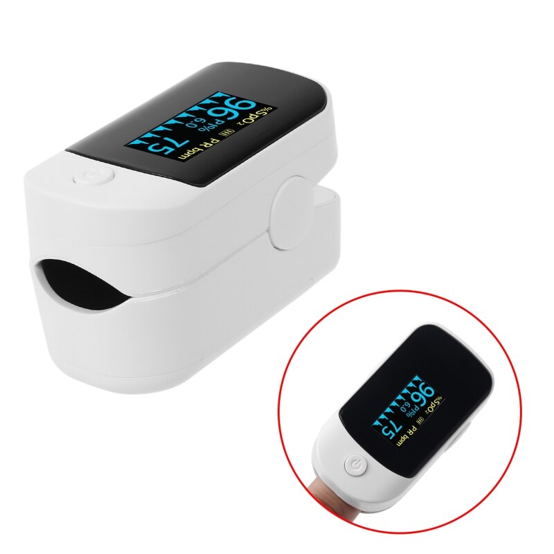 Oxygen Boost Fingertip Pulse Oximeter - Blood Oxygen & Heart Rate ...