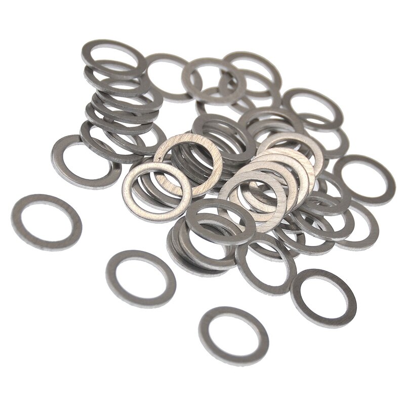 50 sztuk wtyczka spustowy podkładka automatyczny uszczelka olejowa pasuje robić Mazda 9956-41-400 995641400