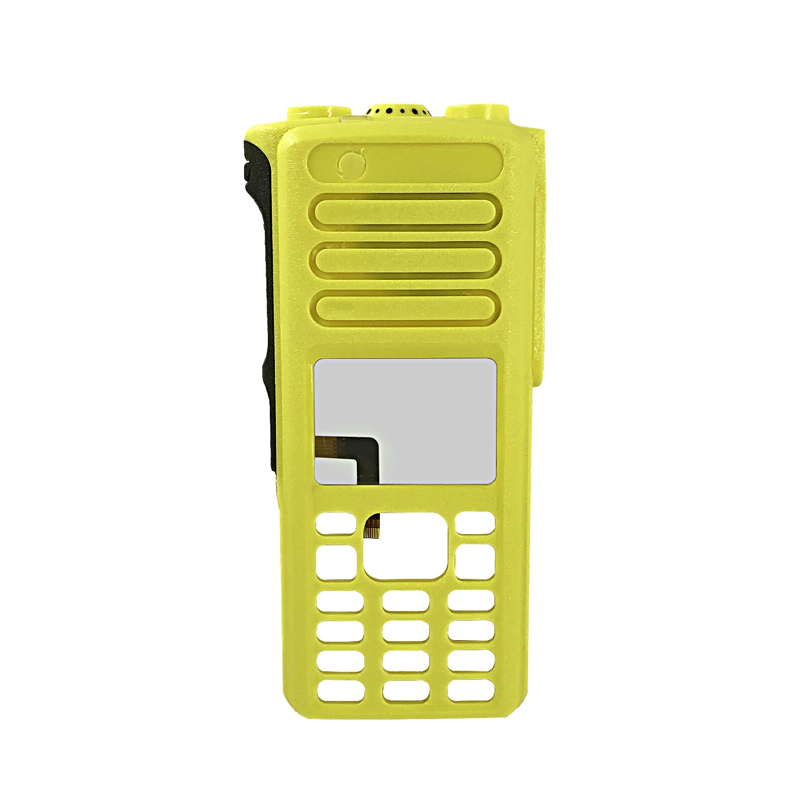 Kleurrijke Walkie Vervanging Front Behuizing Case Kit Voor Motorola Xir P8668 P8660 DGP8550 DP4800 DP4801 XPR7550 XPR7580 2Way Radio: Yellow