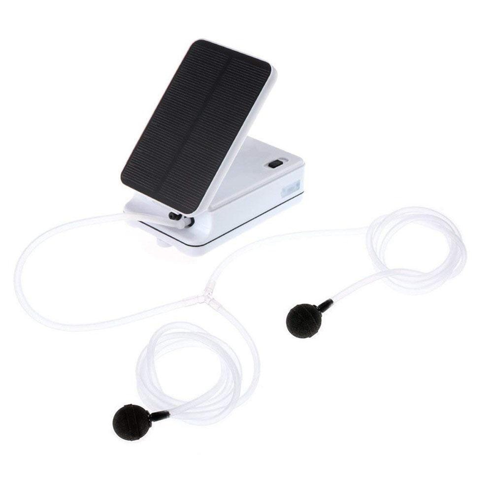 Geruisloze Zonne-energie Zuurstof Pomp Oxygenator Beluchter Voor Outdoor Vissen Aquarium Aquarium: Default Title