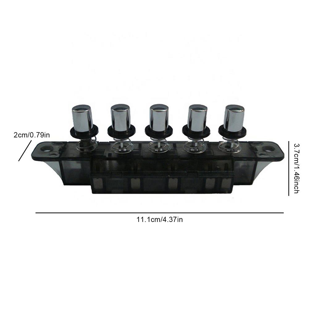 Range Hood Switch Durable Power Switch Button Range Hood Keyboard Switch 1PCS MQ165 AC 250V 4A 5 Pushbutton 1pcs