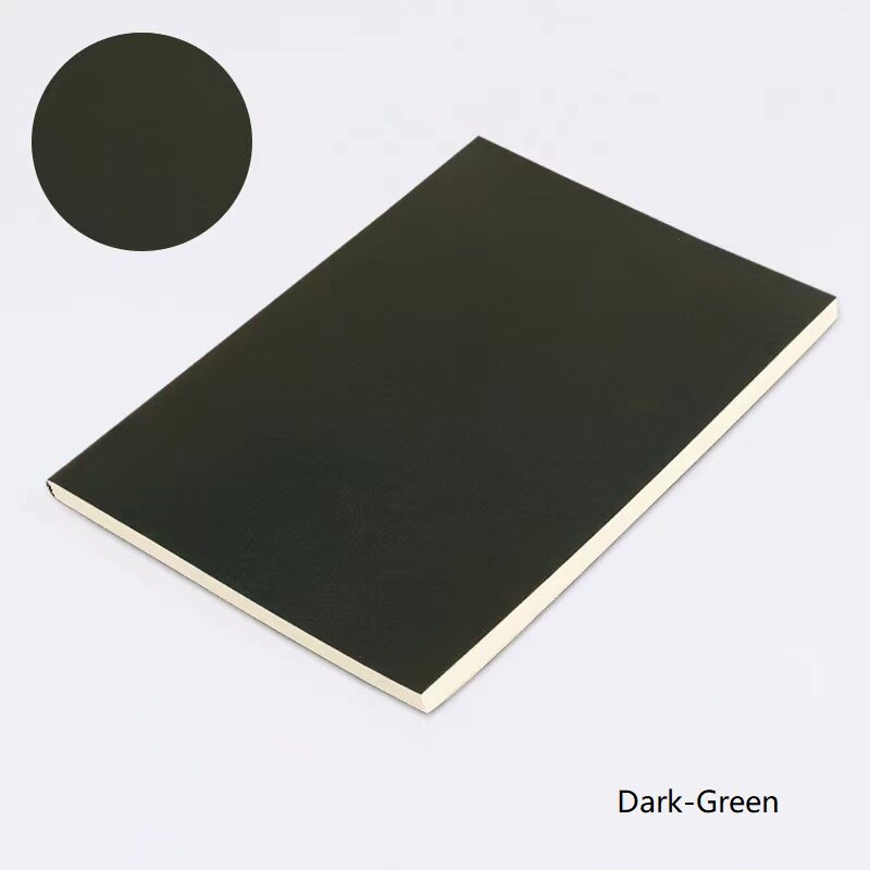 Colorful PU Leather Soft Cover A5 Travel Journals Writing Diary Subject Notebooks Lined Ruled 86 Sheets Students Office Supply