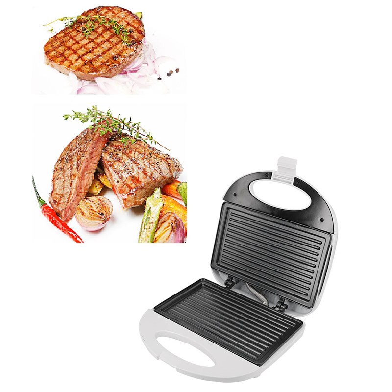 750w steker smørbrød maker brød ovn elektrisk grille kjøtt biff hamburger frokost maskin stekepanne grille tallerken eu plugg