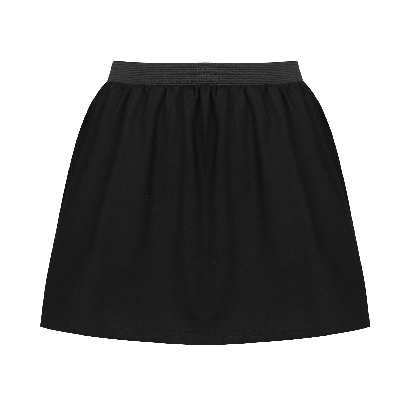 Mallas con falda acampanada de algodón para mujer, ropa interior, estilo BF: Black / M