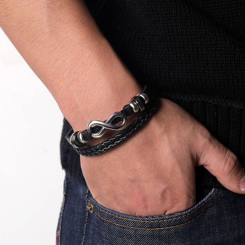 17IF bracelet homme men bracelet bracelet cuir homme bijou homme lot bracelet bracelet tissu bracelet corde bracelet: IFSS319