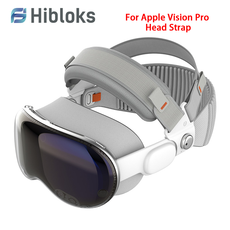 Hibloks voor Apple Vision Pro hoofdband Verstelbare hoofdband Comfortabele gezichtsdecompressie VR-accessoire voor Apple Vision Pro