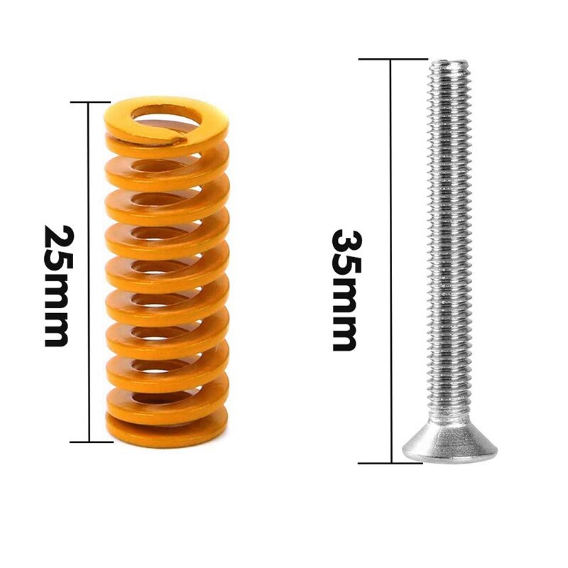 Creality Upgrade Aluminum Bed Finger Screw Nut Accessory Kit for Ender 3/3 Pro/3 X/3 V2, Ender 5/5 Plus