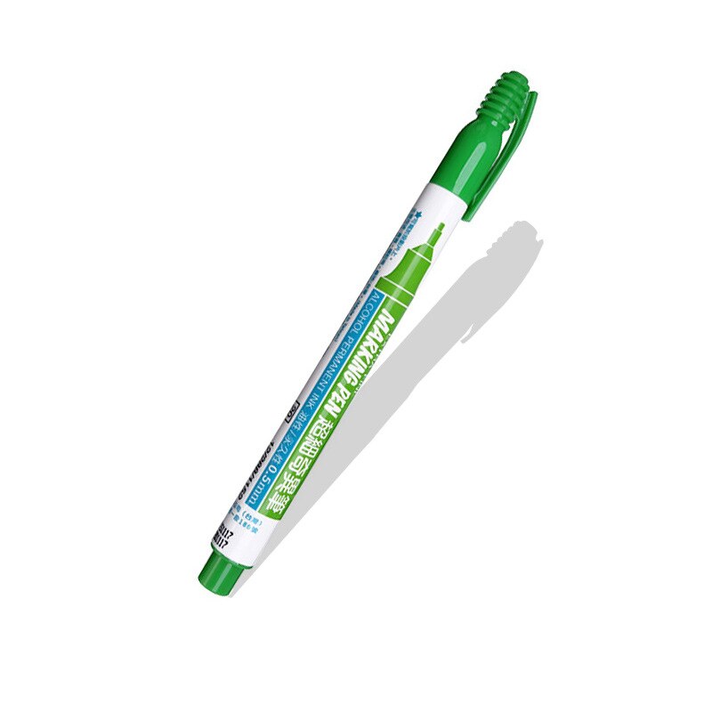 Rotulador Simbalion 0,5, 12 colores, 800mm, tinta extrafina a Base de Alcohol, permanente en película, madera, tela, Metal y vidrio: K