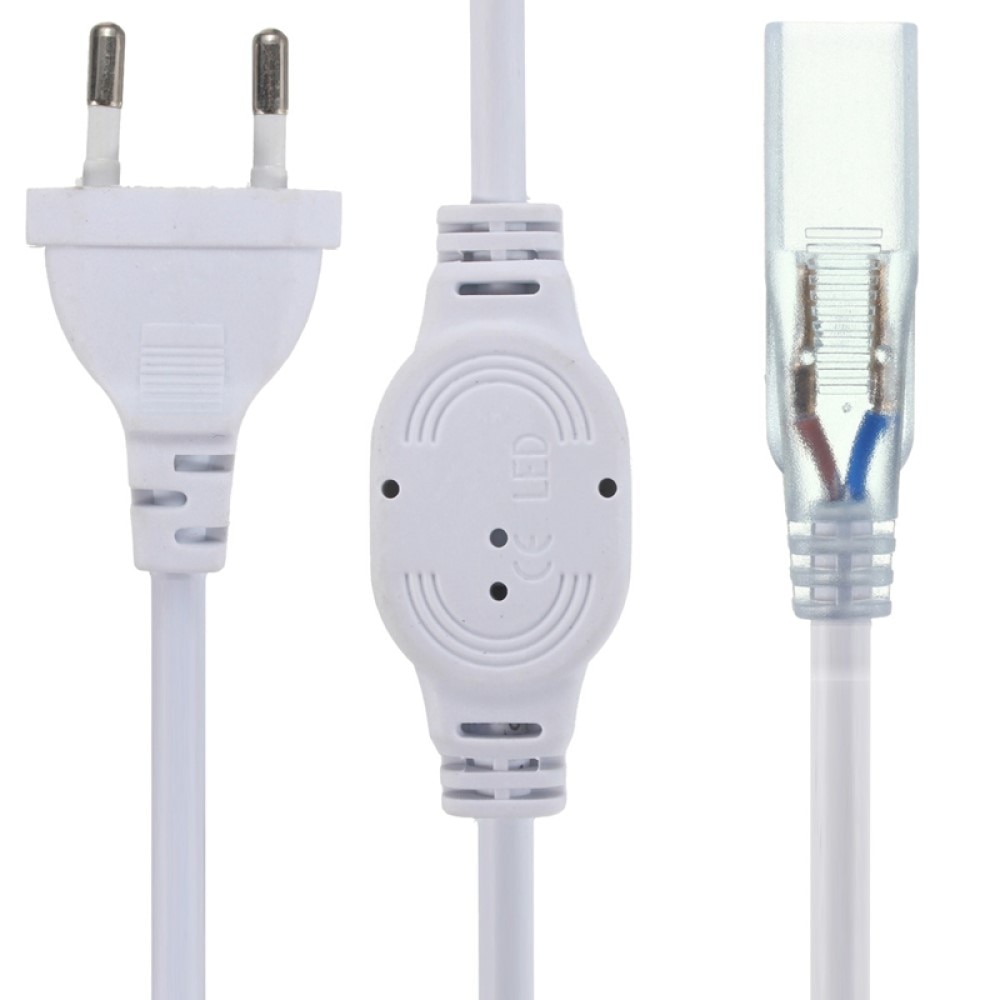 Ik Pcs110V 220V Plug Led Strip Accessoire Voeding Licht SMD5050 5630 3528 Strip Eu/Us Power Plug adapter Accessoire