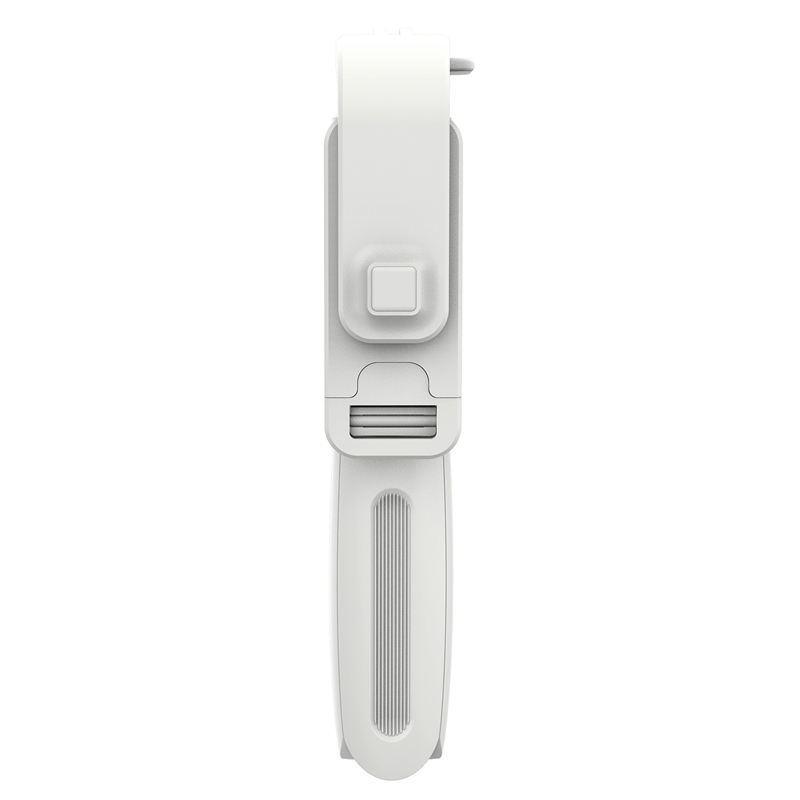 -multifunktionaler kabelloser bluetooth-selfie-stick, tragbarer handyhalter, ausziehbares mini-stativ für ios- und android-smartphones: Weiß