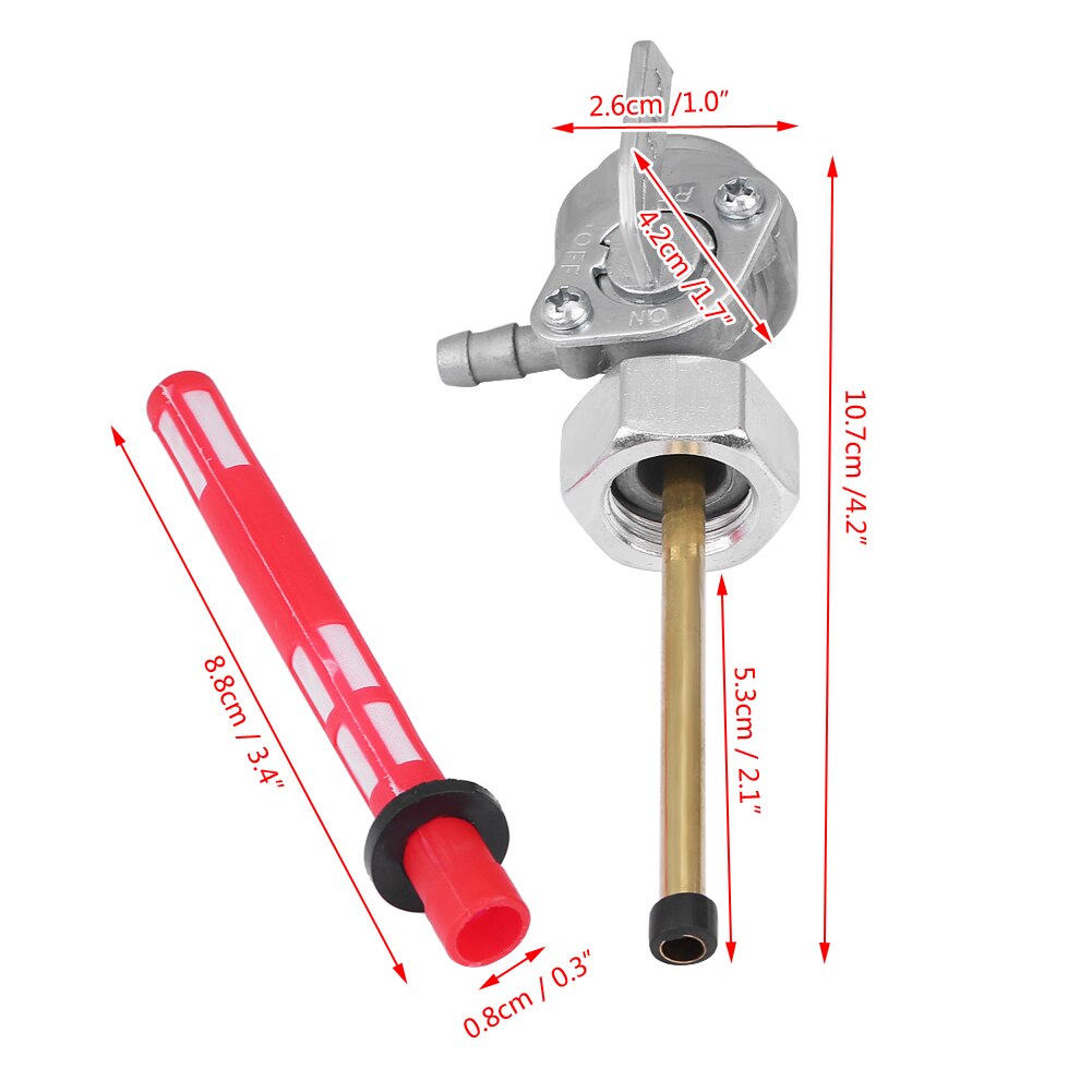 Motorcycle ATV M14 Gas Petrol Fuel Tank Switch Tap Petcock Valve For Honda XR75 XL75 XR80 Z50R Z50rd Mb5 Na50 Nc50 Tlr200 Cg125 I294784008