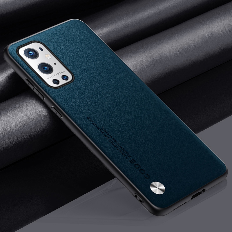 Luxuriöse pu-lederhülle für oneplus 9 pro 9r , silikon-schutzhülle für oneplus 9 r 9 pro, oneplus 9 pro hülle: Leinwand / Grün