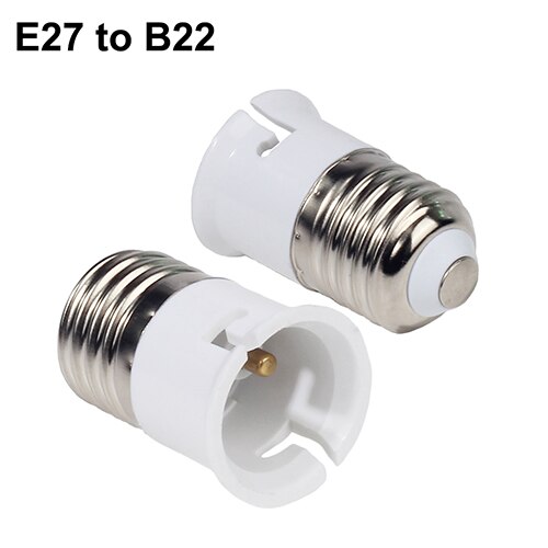 B22 G9 E27 E14 E40 Socket Lamp Extender Houder Licht Adapter Base Lamp Plastic Lamp LED Schroef Aansluitingen Fitting converter: E27 to B22