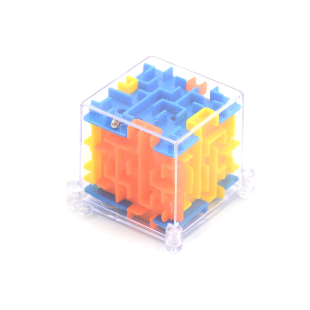 Plastic 3D Mini Speed Cube Maze Magic Cube Puzzle Puzzle Game Cubos Magicos Learning Toys Labyrinth Rolling Ball Toys For kids