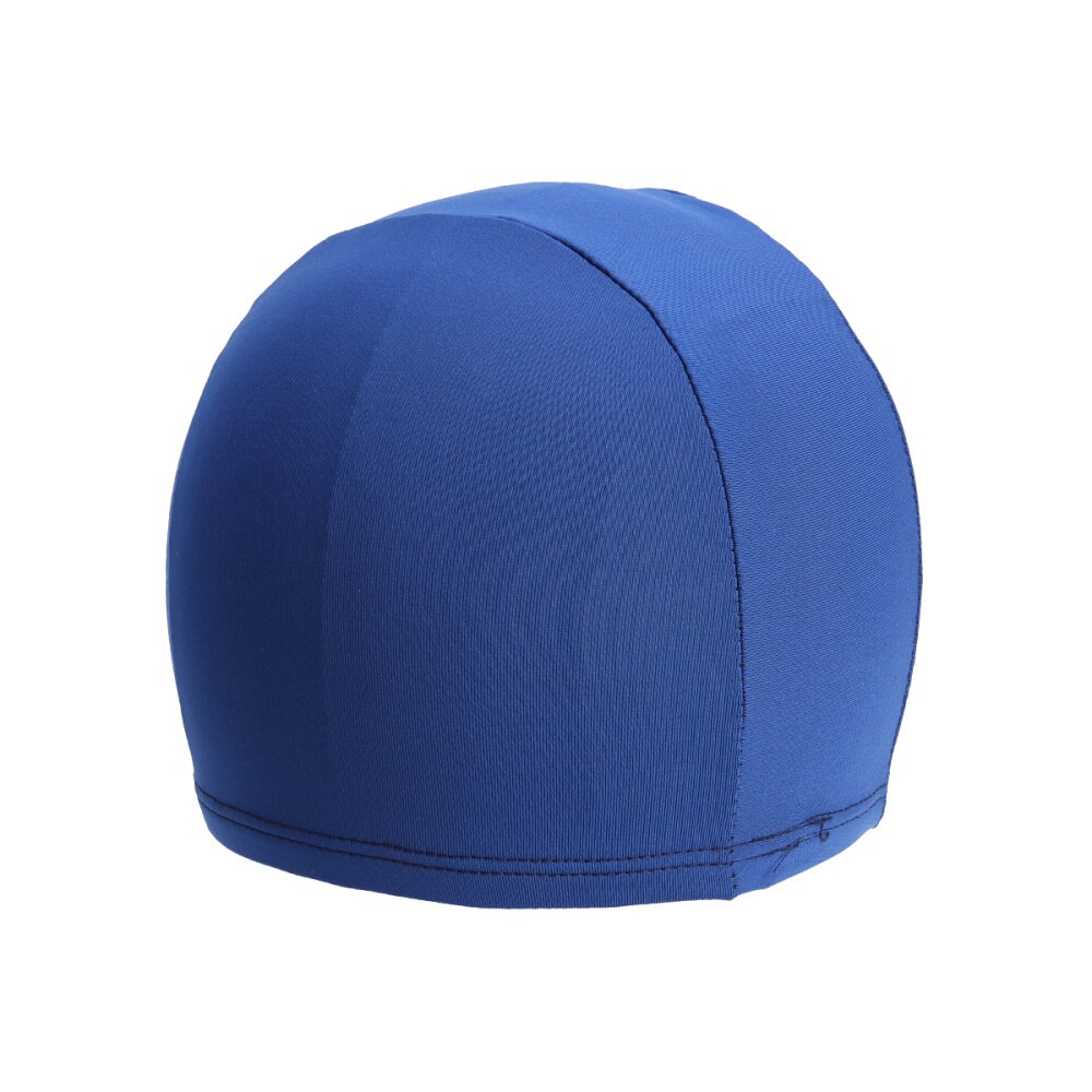 Lot de 2 bonnets de bain confortables de couleur unie, bonnets de douche unisexes en polyester pour femmes et hommes: Bleu foncé