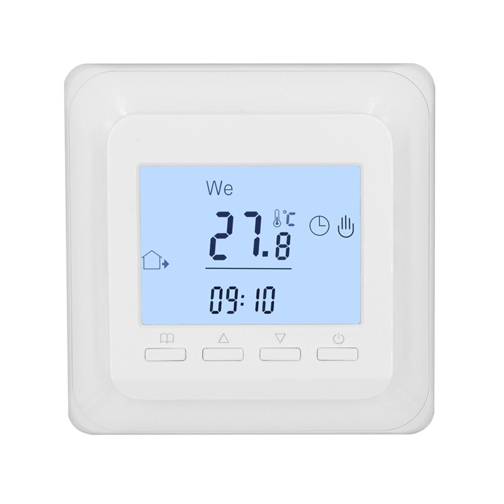 digital programmerbar temperaturregulator rum gulvvarme termostat ugentlig elektrisk termostat – Grandado