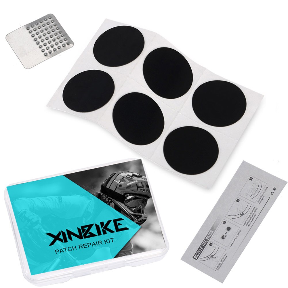 Inner Tube Patches Bike No Glue Bicycle Tire Repair Tools Kit Riding Parts Easily Installation Personal Bicycle Parts
