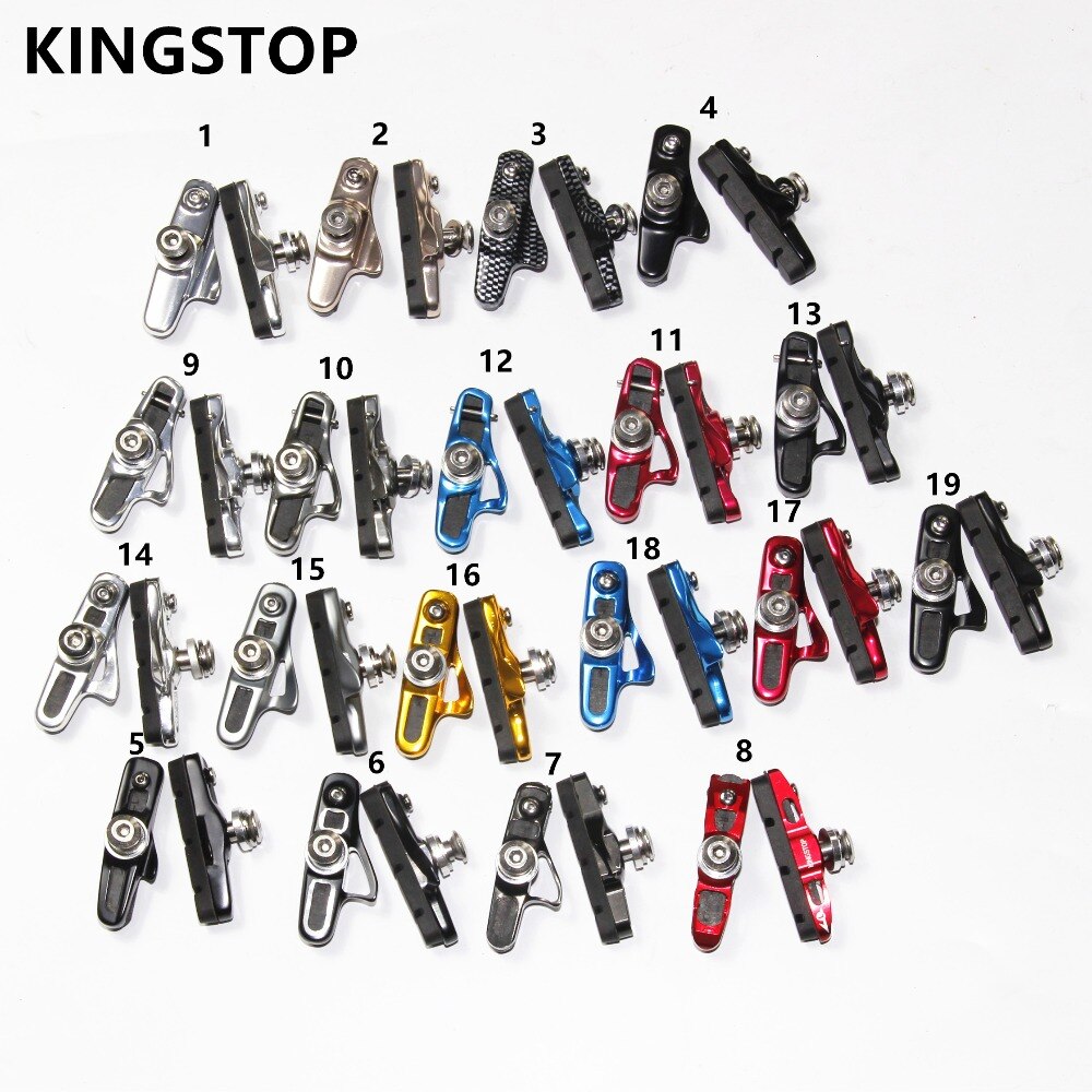 Road fiets carbon velg remblokken schoenen met 14-optie ondersteuning voor Shimano voor avid voor Tektro C rem