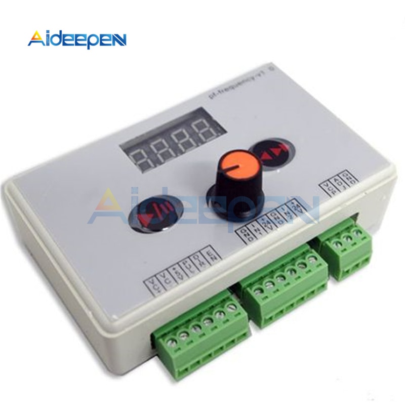 DC 7.5V-24V Reversible Stepper Motor Speed Controller Stepping Motor Speed Governer Governor Pulse Signal Controller LED Display