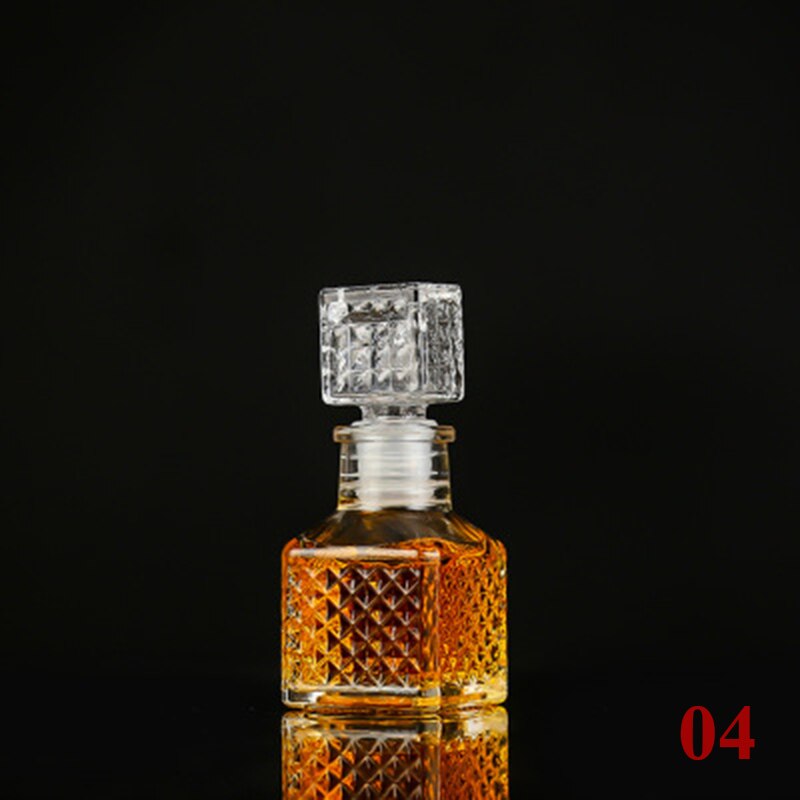 1 pièces petite maison fête whisky bouteille de vin clair vin décanteur GLA-137: 04