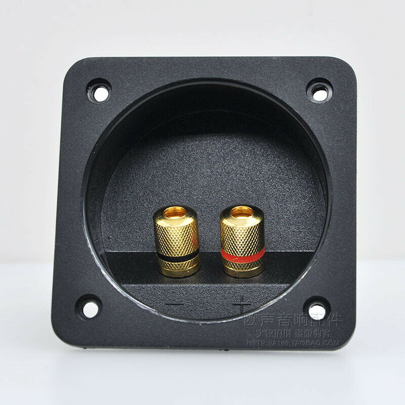 Two inner circle outer square speaker junction box DIY speaker HIFI audio access