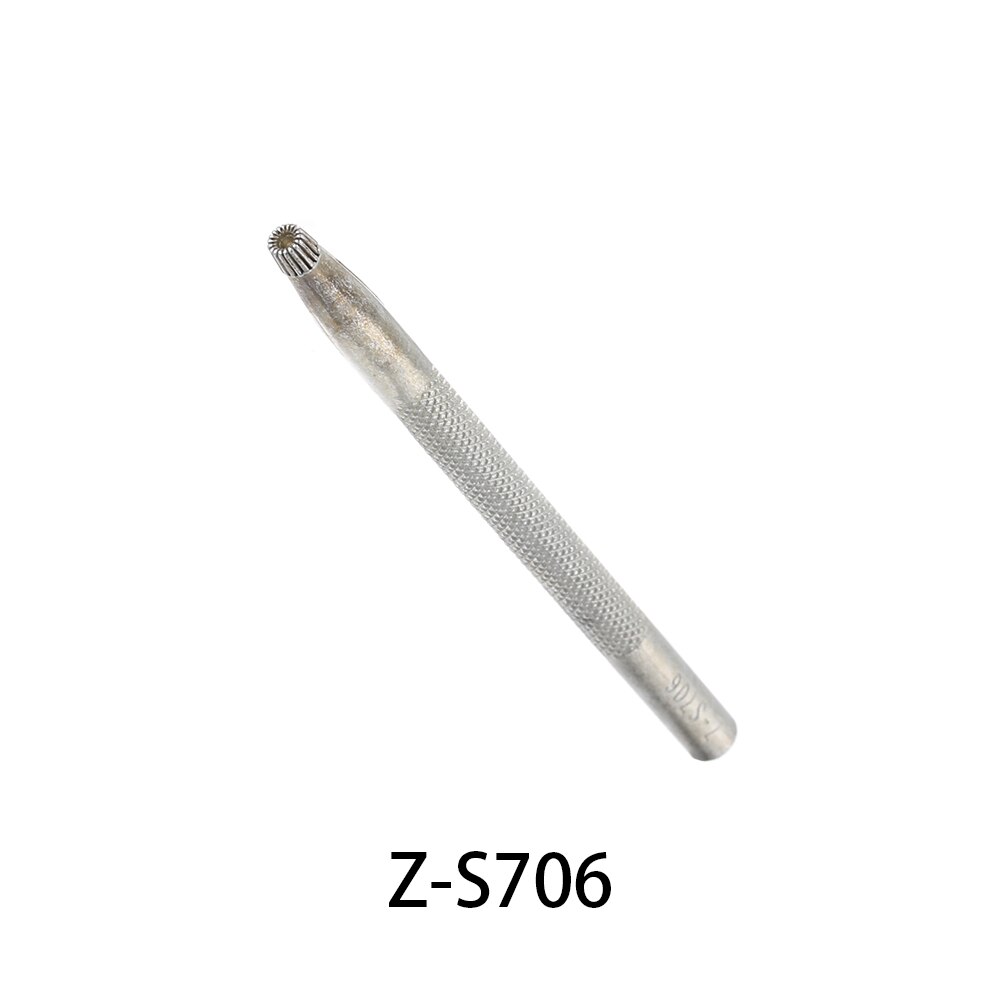 Metal Leather Working Saddle Making Tools Carving Leather Craft Stamps Leather Stamping Solid DIY Printing Stamping: Z-S706
