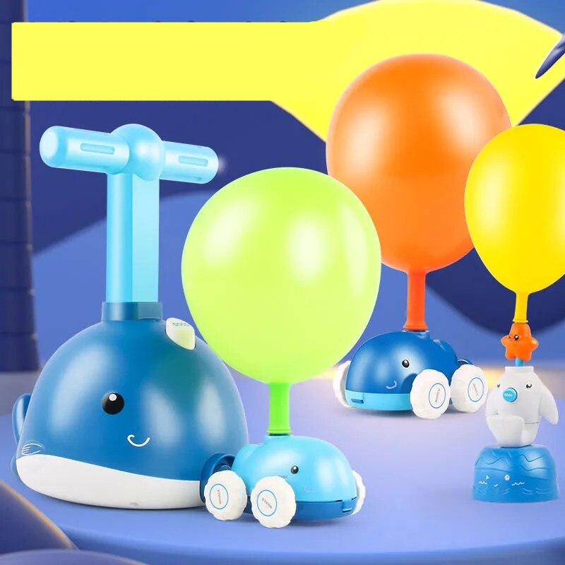 Neue Ballon Starten Turm Spielzeug Puzzle Spaß Bildung Trägheit Air Ballon Auto Wissenschaft Experiment kinder Spielzeug