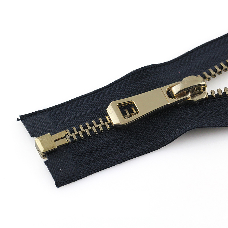 5# 55/65/75cm Open-End Auto Lock Metal Zipper Diy Handcraft For Clothing Pocket Garment Shoes Bags Sewing Accessori: NICKEL / Option3
