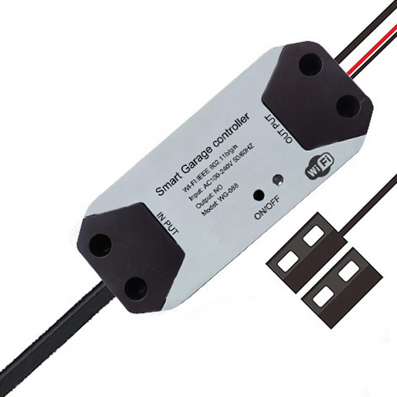 Smart Garage Door Controller Voice Control Notification Mode Work with Alexa Google Home Control (EU Plug)