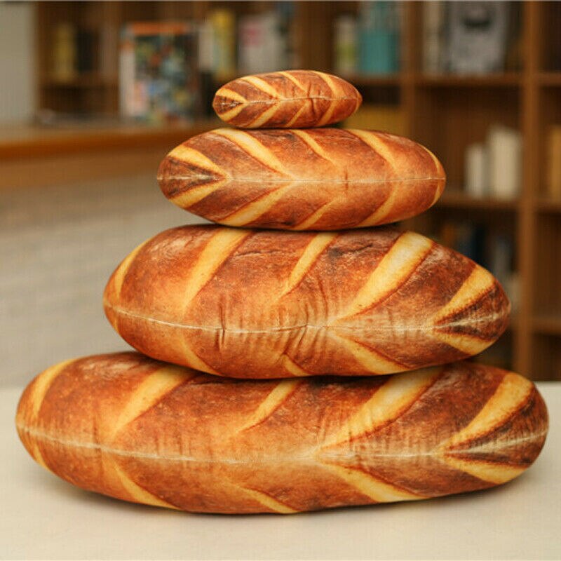 Zimmer Dekor Brot Kissen Plüsch Spielzeug Simulation Büro Kissen freundlicher Geburtstag Brot bilden Kissen Weiche Lenden Zurück Kissen