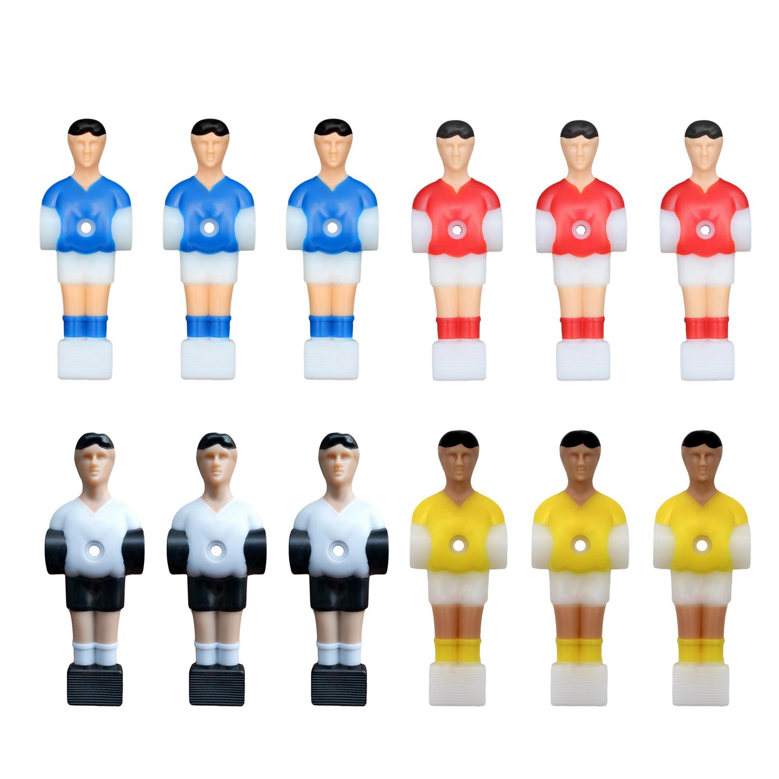 3x Voetbaltafel Mannen Speler Voetballer Tafelvoetbal Mannen Vervanger Set Voor Partij Voetbaltafel Spelen Sport Indoor Games