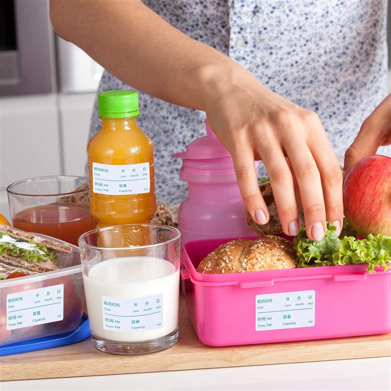 100pcs Practical Date Label Message Label Sticker Frozen Milk Labels Date Decal