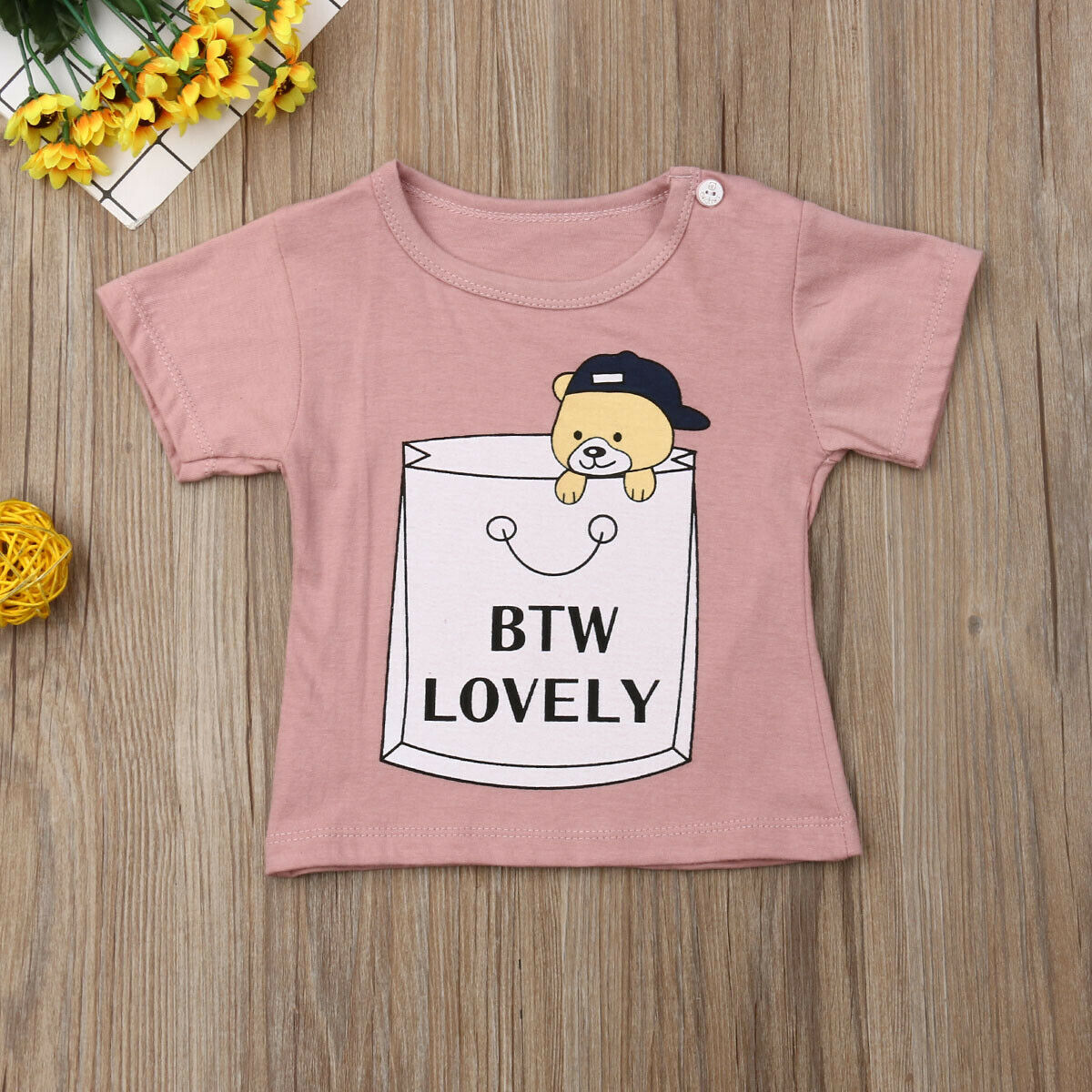 Baby Zomer Kleding Mode Kids Baby Jongen Meisje T-shirts Cartoon Print Korte Mouw Tops T-shirt Katoenen Kleding 0-4Y