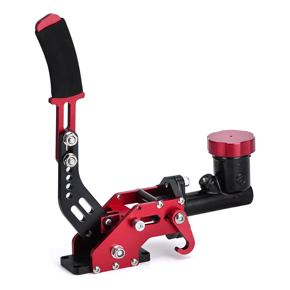 VR Racing Hydraulic Drift Handbrake Gear Lever With Oil Tank Hydro E-Brake Rally 0.75Bar 3/8-24 Parking Adjustable Brake: red