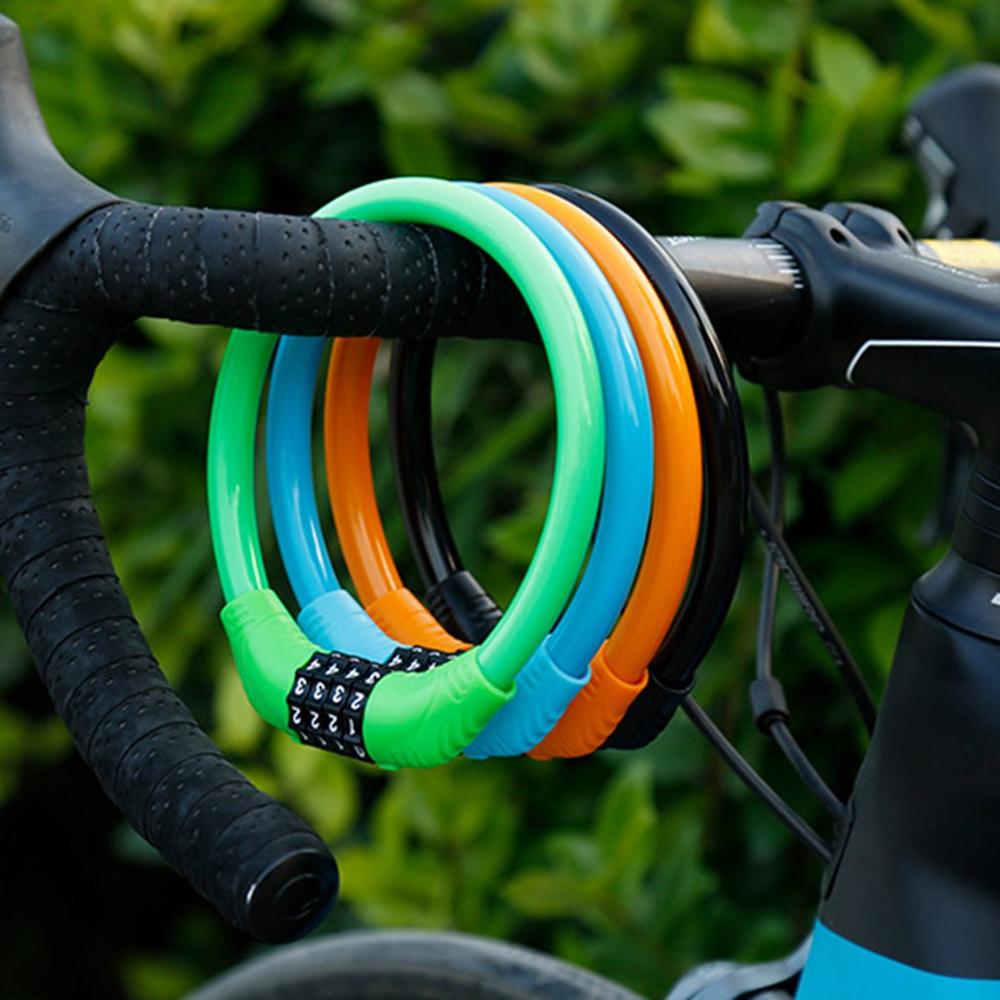 Anti Theft Portable Mountain Bike Password Lock Fixed Cycle Ring Lock Safe Effective Bicycle Anti Theft Lock