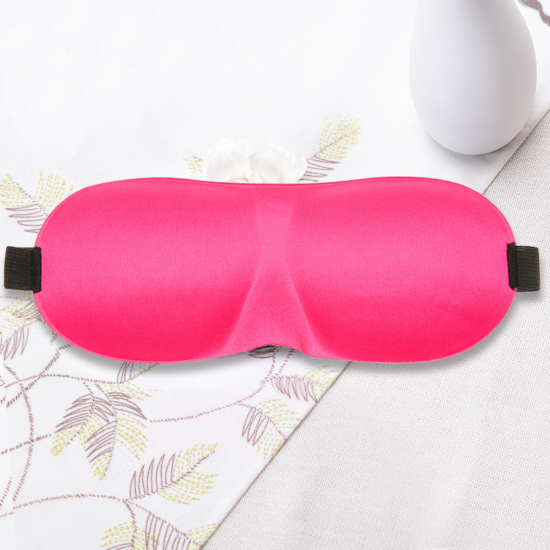 Masque pour les yeux 3D, aide au repos de voyage, Patch de couverture pour les yeux, masque de sommeil doux rembourré, bandeau pour les yeux, masseur relaxant: Or