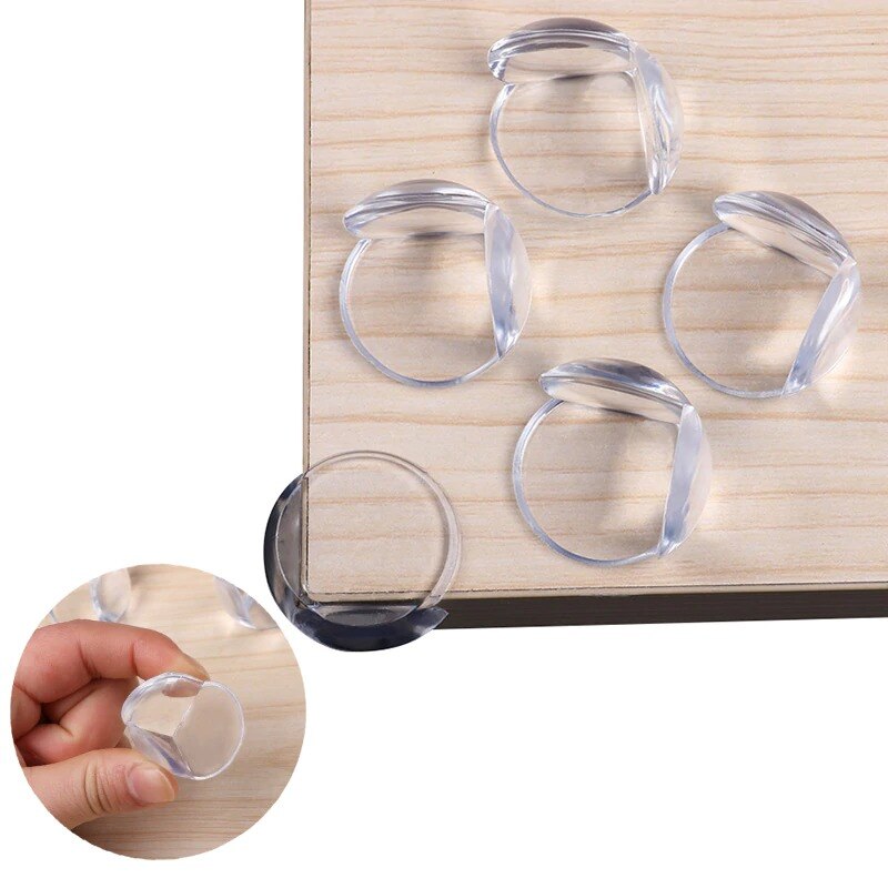 Protector de silicona para niños pequeños, funda de seguridad para esquina de la Mesa, anticolisión, 4 Uds.