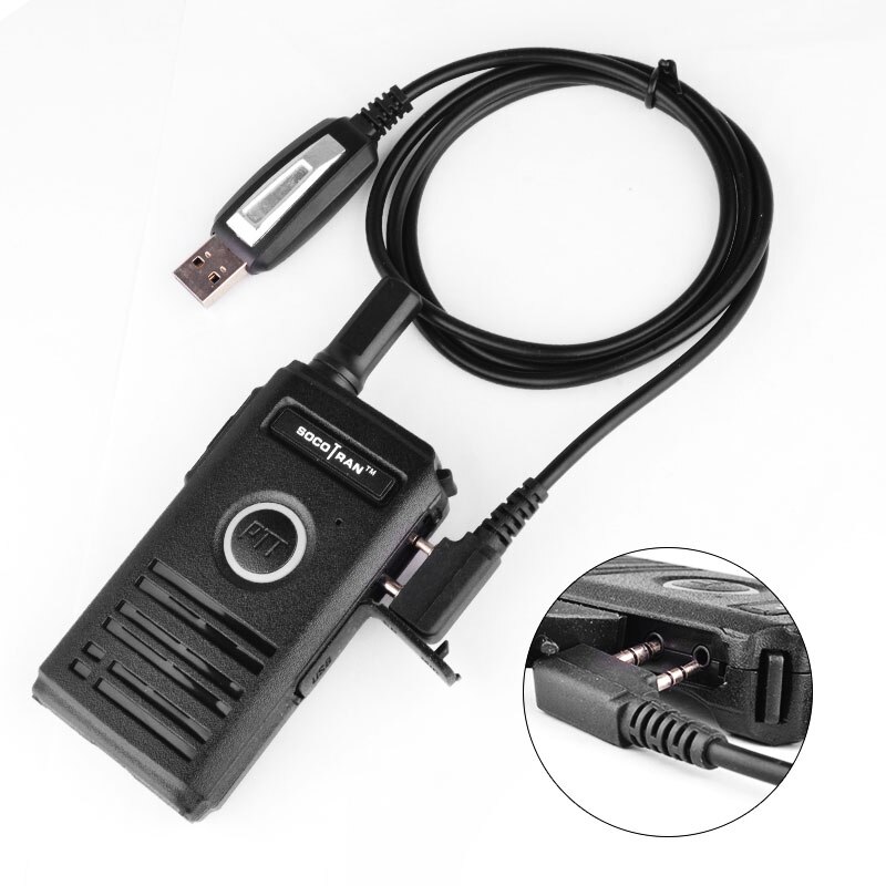 SOCOTRAN Kenwood plug usb Programming Cable for two way radio SC-600 /508 /308 usb2.0 Supports Windows XP/7/10 walkie talkie