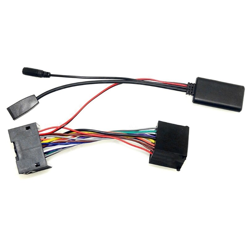 10Pin 3.5mm AUX Microphone Adapter Cable Bluetooth-compatible Connector Compatible with BMW E46 Series Car Accessories