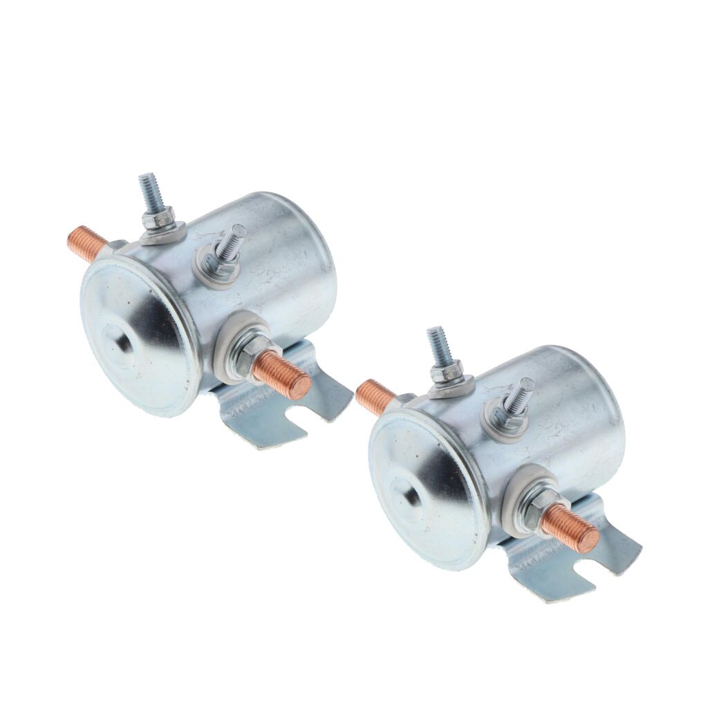 Relais solénoïde 12V DC 300A, 2 pièces, pour chariot de Golf, treuil 1114208
