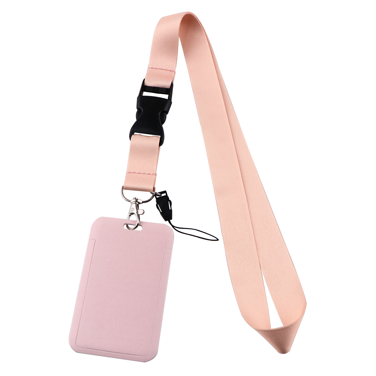 Pure Color Neck Strap ID Holders Lanyards Keychain Student Badge Holder Hang Rope Lariat Lanyard Mobile Phone Accessories