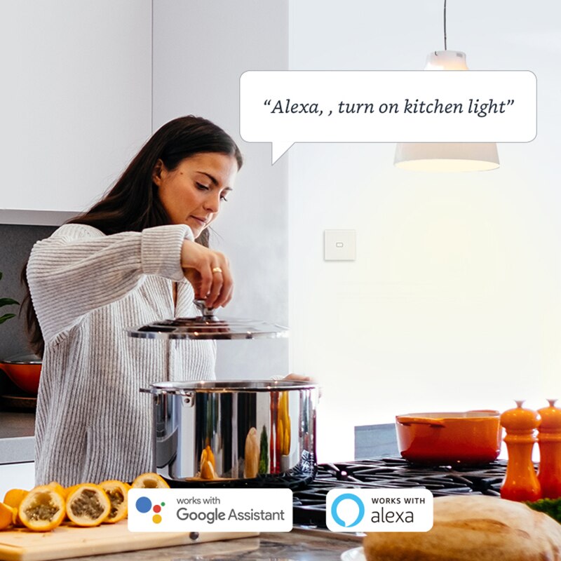 Broadlink TC3 Smart Wifi Muur Light Touch Switch 1/2/3Gang Afstandsbediening Op Off Timer Geen neutrale Nodig Alexa Voice