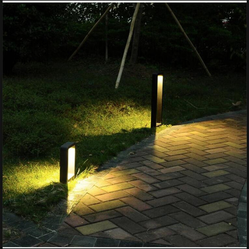 10W LED Rasen Licht Ich bin Freien Wasserdichte Aluminium Rasen Licht Landschaft Gemeinschaft Garten Hof Villa Grünland Straße Lichter SNYKA