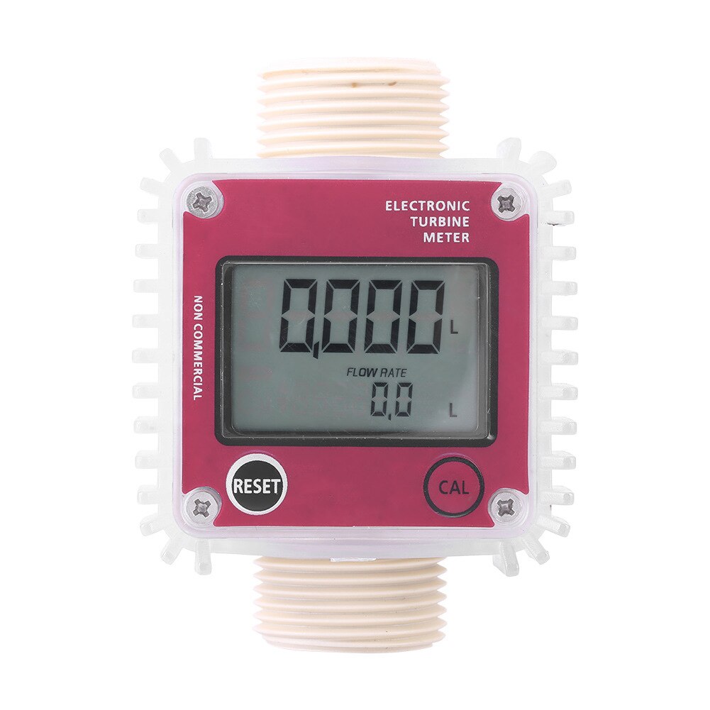 Turbine Digital Diesel Oil Fuel Flow Digital K24 Meter Gauge For Chemicals Liquid Water Water Flow Ultrasonic Flow 10-120L/Min