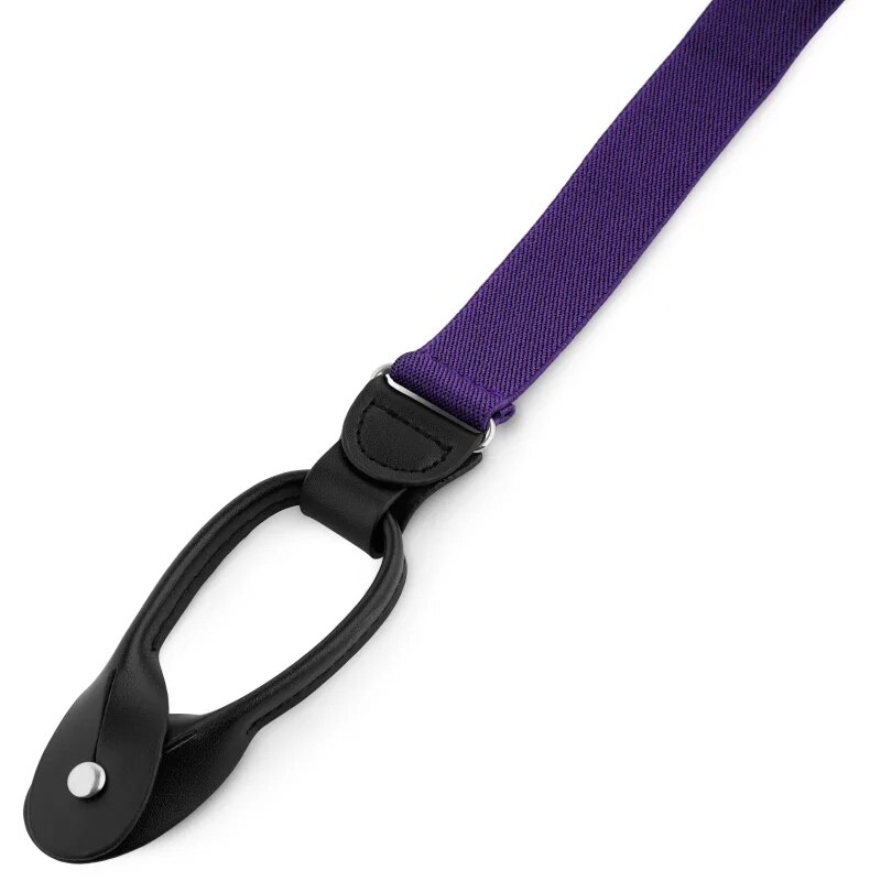 Slimmade 2.5cm kalsonger knappklämmor hängslen casual remmar y-rygg form herrbyxor suspensorio